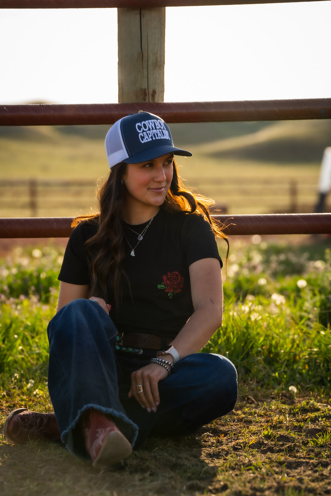 Cowboy Capitalist Ballcap Navy/White