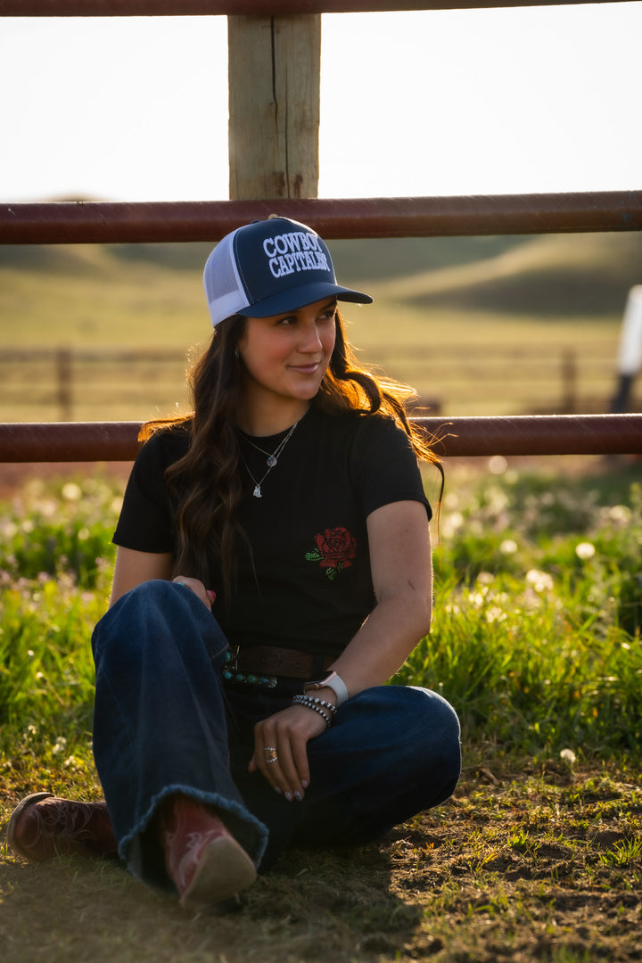 Cowboy Capitalist Ballcap Navy/White