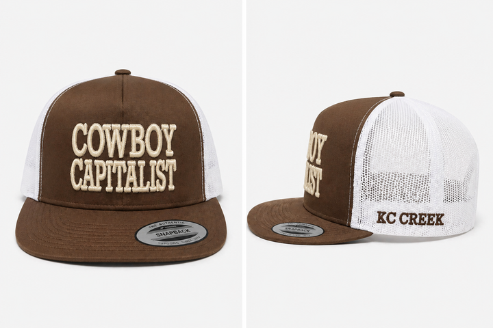 Cowboy Capitalist Ballcap Brown/Cream
