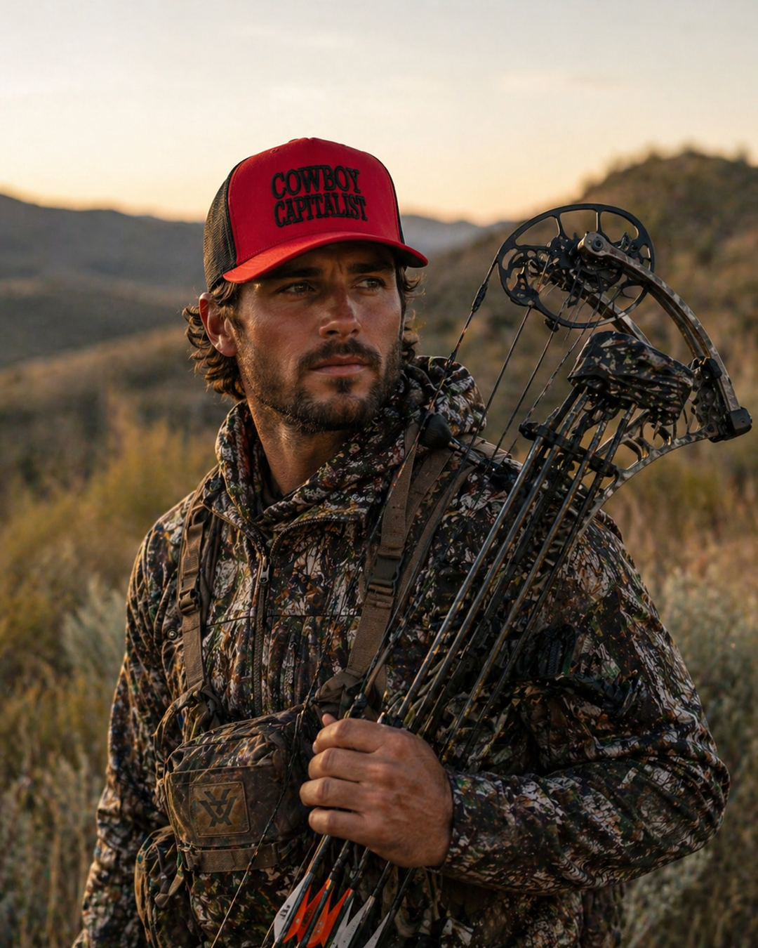 Cowboy Capitalist Ballcap Red/Black