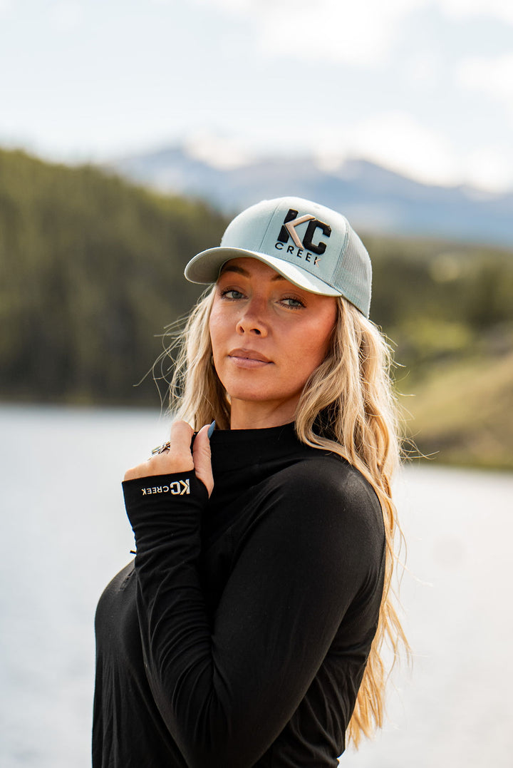 KC Creek Teal Mesh Back Ball Cap