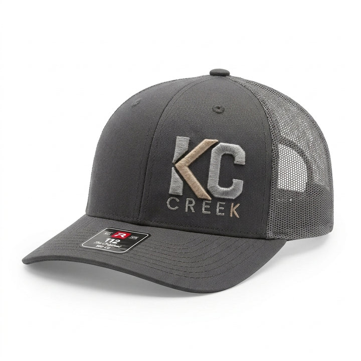 KC Creek Black Mesh Back Ball Cap